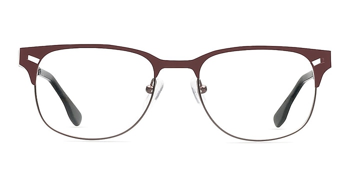 Merrion Coffee Metal Eyeglass Frames from EyeBuyDirect