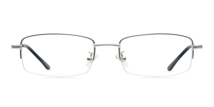 Bruce Argenté Métal Montures de lunettes de vue d'EyeBuyDirect