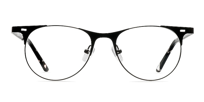 Amy Black Metal Eyeglass Frames from EyeBuyDirect