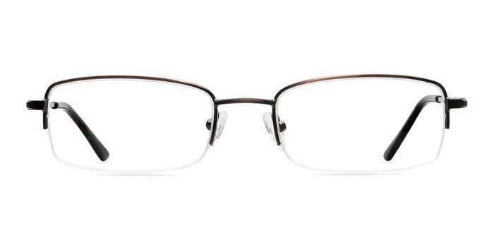 Brenton Brun Métal Montures de lunettes de vue d'EyeBuyDirect