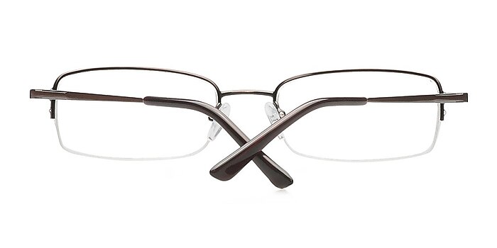 Brown Brenton -  Classic Metal Eyeglasses
