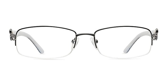 Edward  Black  Metal Eyeglass Frames from EyeBuyDirect