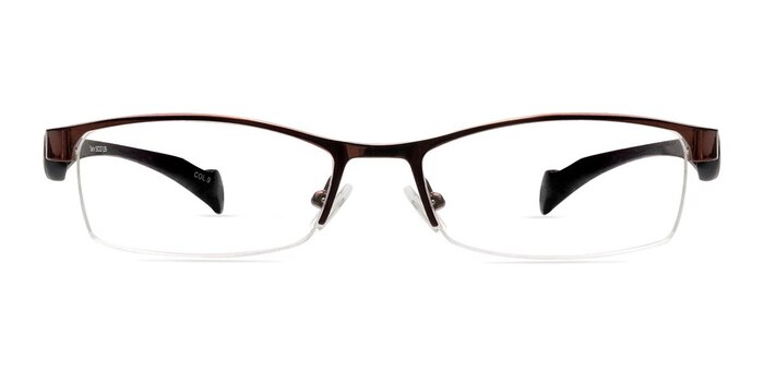 SARIN Brun Métal Montures de lunettes de vue d'EyeBuyDirect