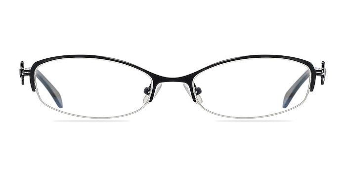 Milan  Black  Metal Eyeglass Frames from EyeBuyDirect