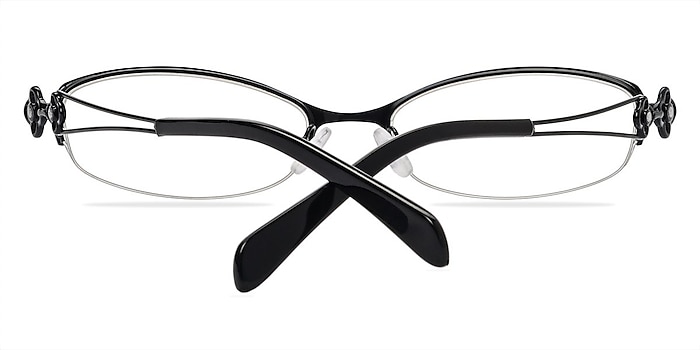  Black  Milan -  Classic Metal Eyeglasses