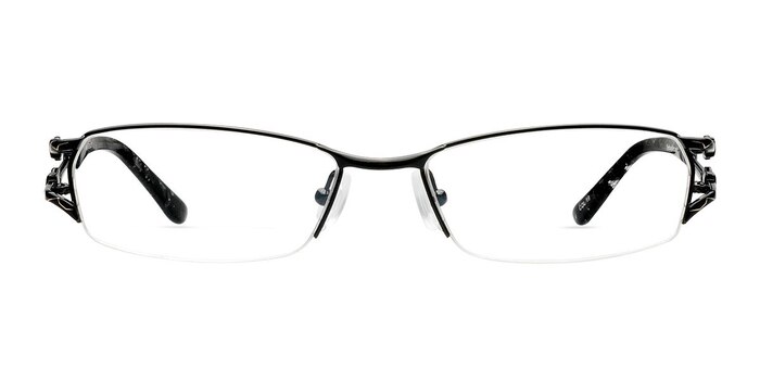Goshia Noir Métal Montures de lunettes de vue d'EyeBuyDirect
