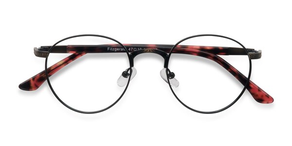 Fitzgerald prescription eyeglasses (Matte Black and Tortoise)