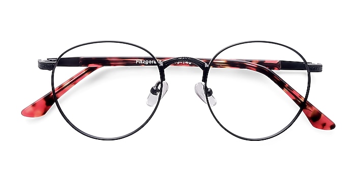  Black  Fitzgerald -  Classic Metal Eyeglasses