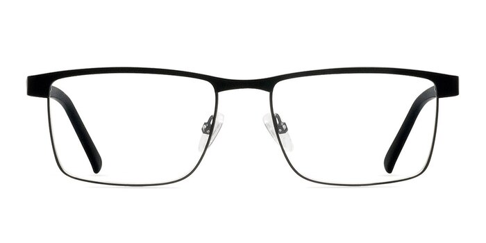 Time Square Noir Métal Montures de lunettes de vue d'EyeBuyDirect