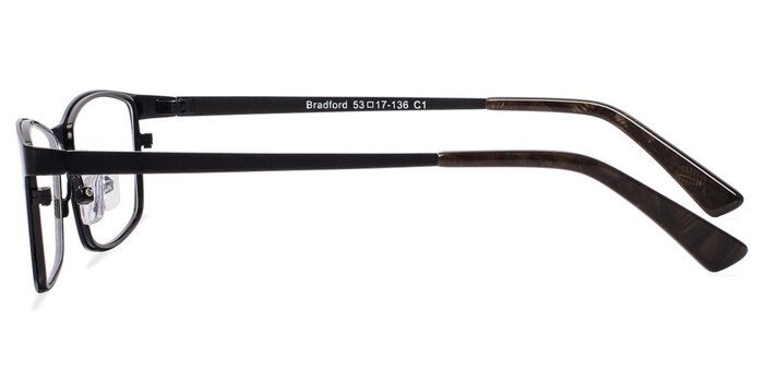 Bradford Noir Métal Montures de lunettes de vue d'EyeBuyDirect