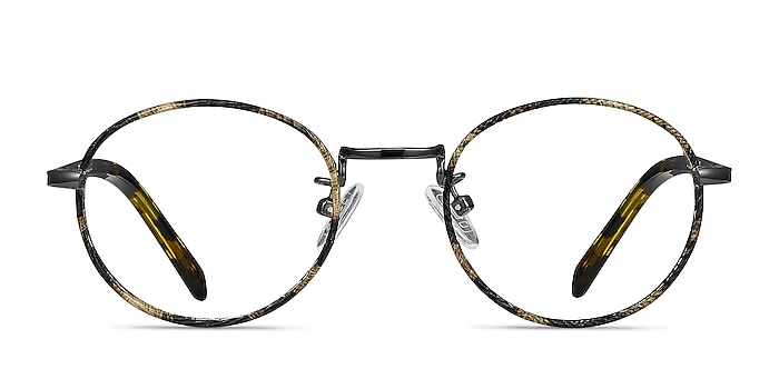 Voltaire Brown/Tortoise Metal Eyeglass Frames from EyeBuyDirect