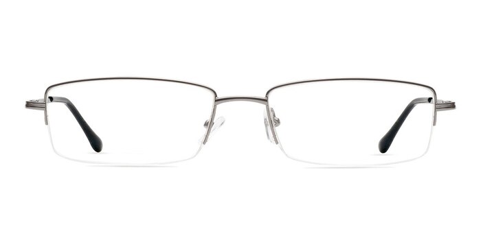 Minneapolis Gunmetal Métal Montures de lunettes de vue d'EyeBuyDirect