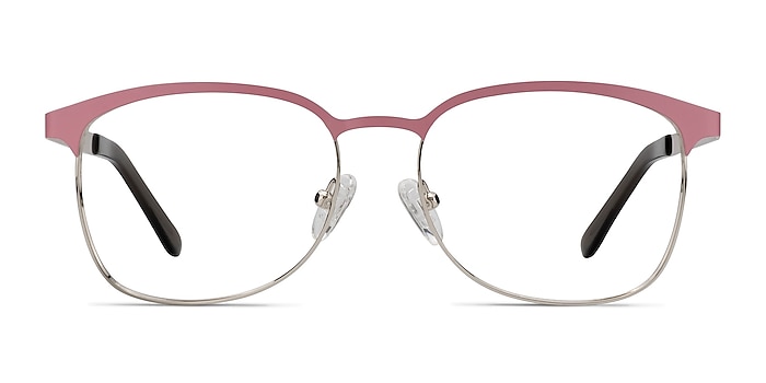 Dancer Pink/Silver Métal Montures de lunettes de vue d'EyeBuyDirect