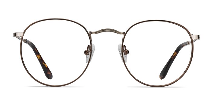 Daydream Brown Golden Métal Montures de lunettes de vue d'EyeBuyDirect