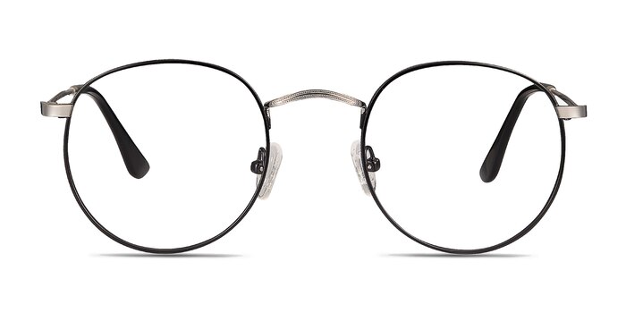 Daydream Black Silver Métal Montures de lunettes de vue d'EyeBuyDirect