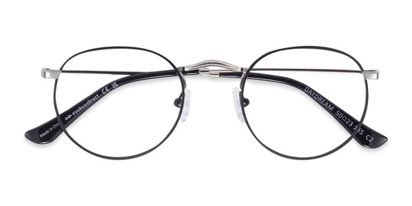 Daydream prescription eyeglasses (Black Silver)