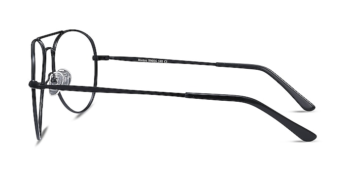Nantes Noir Métal Montures de lunettes de vue d'EyeBuyDirect