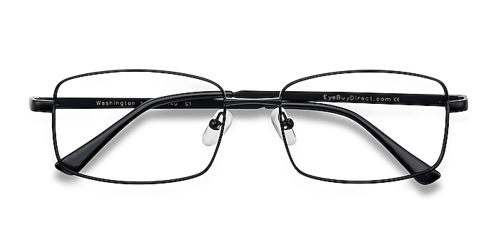 Black Washington -  Metal Eyeglasses