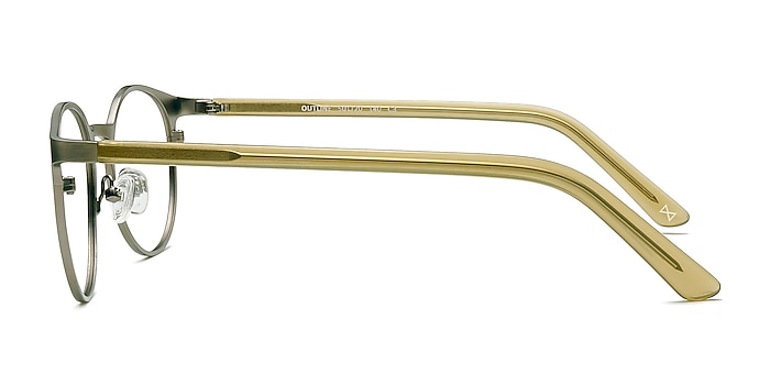 Outline Matte Steel/Acetate Acétate Montures de lunettes de vue d'EyeBuyDirect