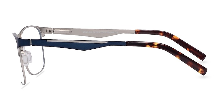 Bethnal Green Navy Metal Eyeglass Frames from EyeBuyDirect