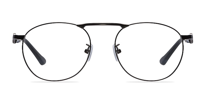 Tarantino Gunmetal Métal Montures de lunettes de vue d'EyeBuyDirect