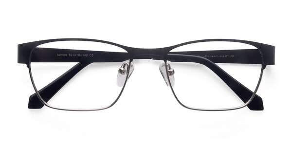 Admire prescription eyeglasses (Black Silver)
