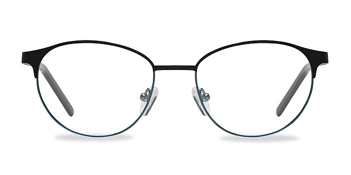 Mamba Navy Metal Eyeglass Frames from EyeBuyDirect
