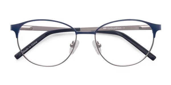 Mamba prescription eyeglasses (Navy Silver)