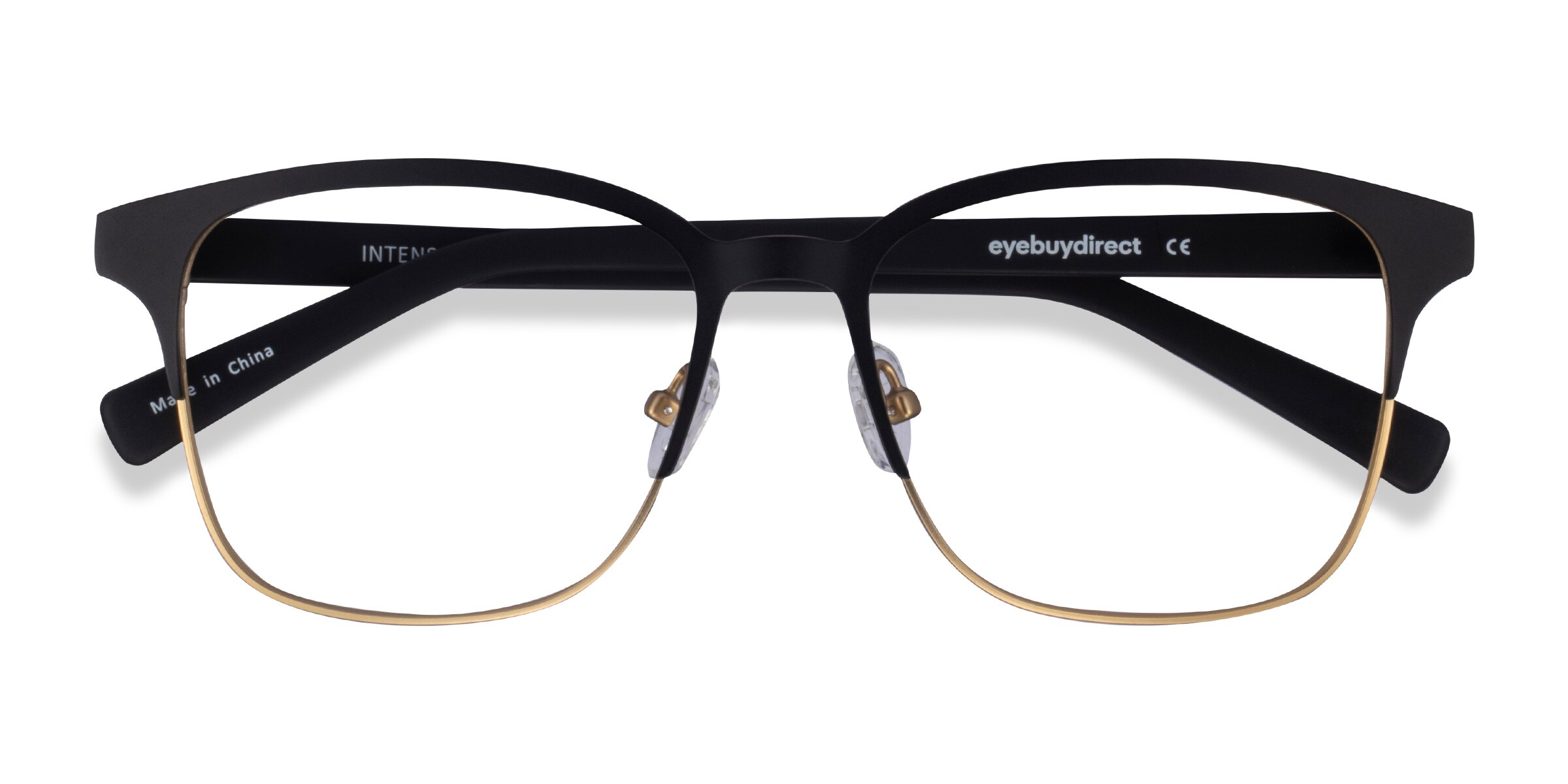 glasses frames black and gold