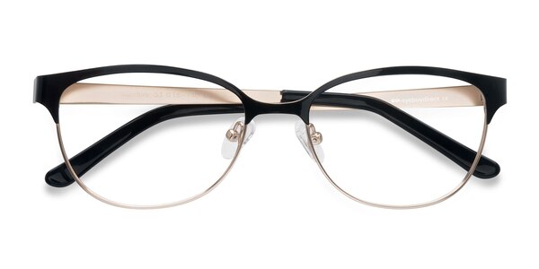 Sapphire prescription eyeglasses (Black Golden)