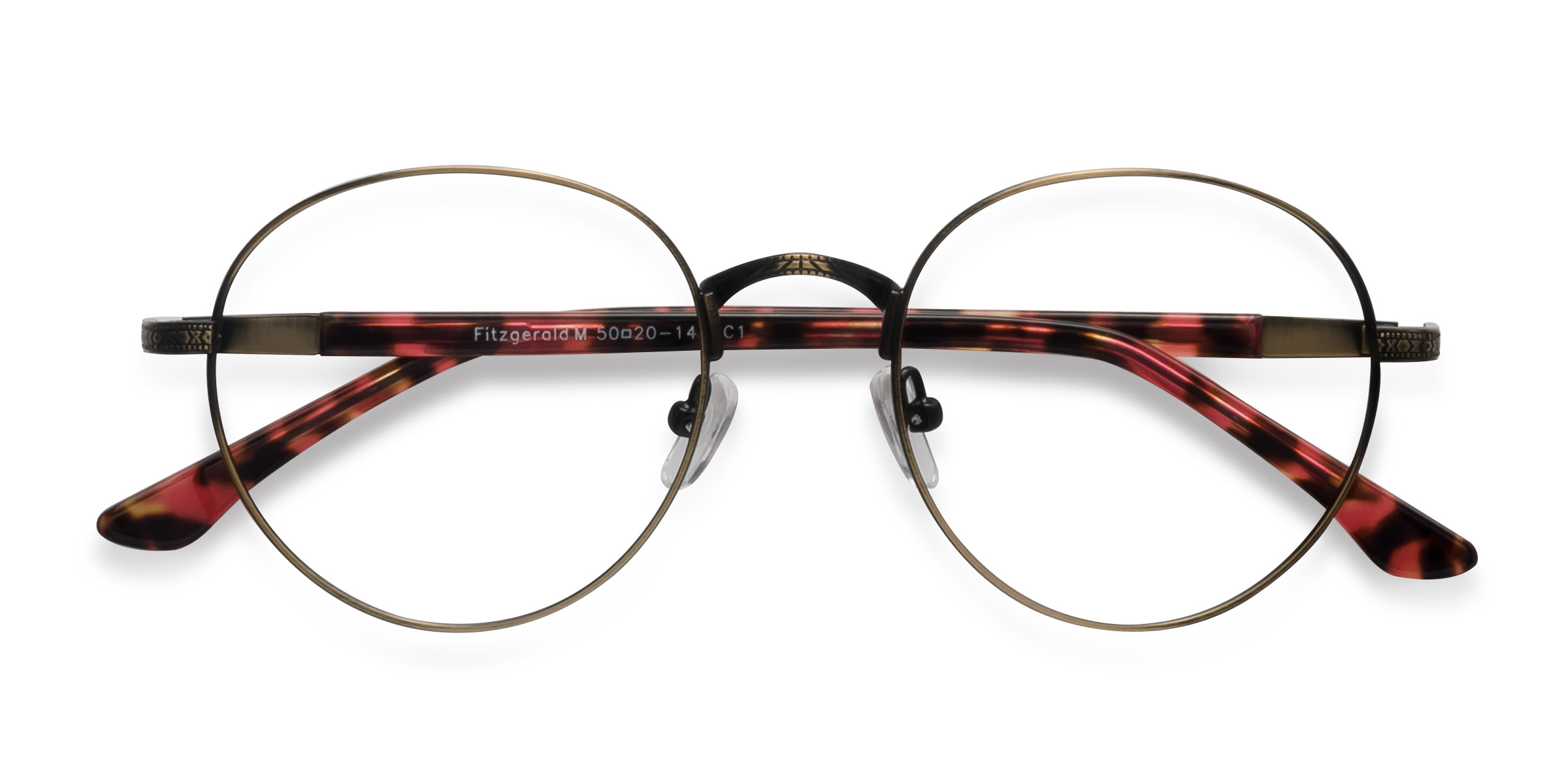 Unisex s roundMetal Prescription eyeglasses - Eyebuydirect s Fitzgerald