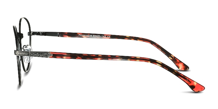Fitzgerald Black & Tortoise Metal Eyeglass Frames from EyeBuyDirect
