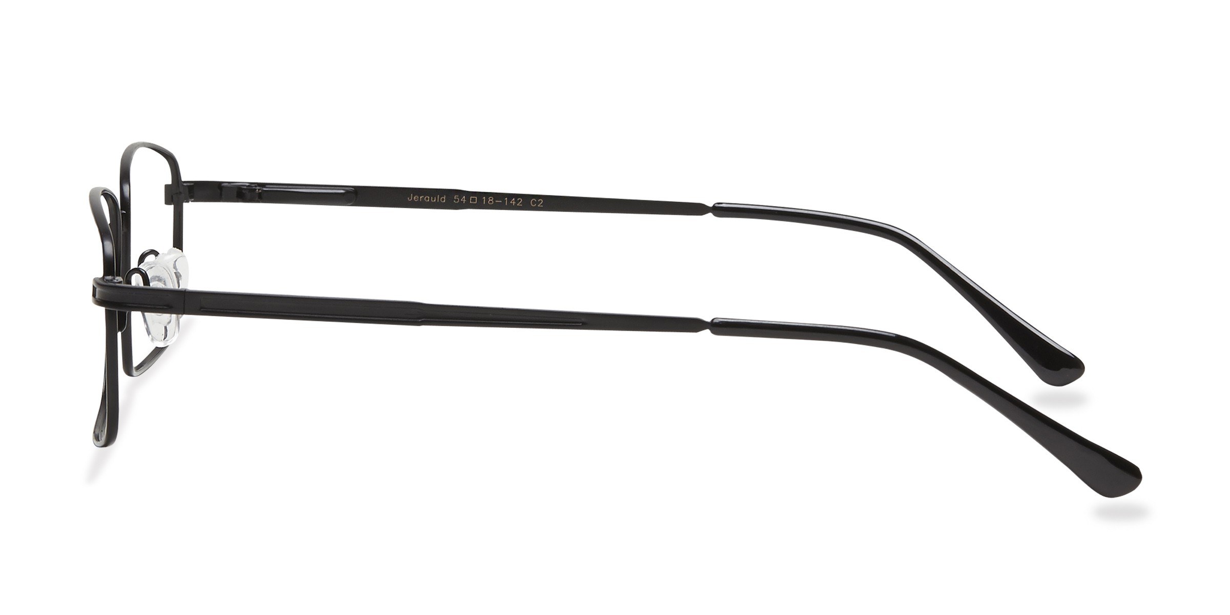 Jerauld Rectangle Black Full Rim Eyeglasses | Eyebuydirect