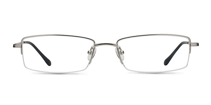 Minneapolis Silver Metal Eyeglass Frames from EyeBuyDirect