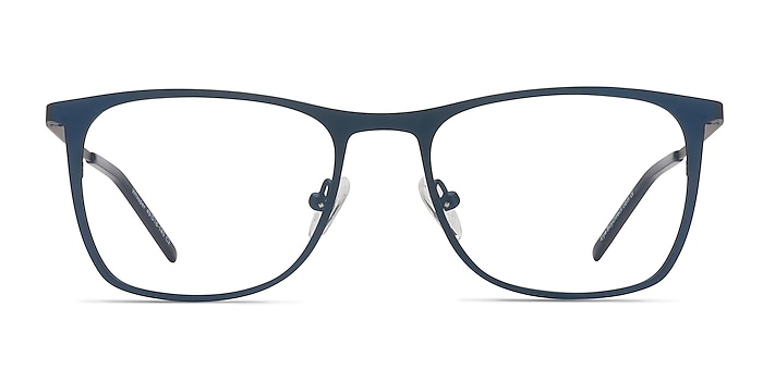 Whisper Matte Navy Metal Eyeglass Frames from EyeBuyDirect