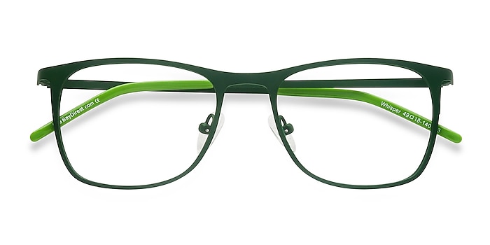 Matte Green Whisper -  Metal Eyeglasses