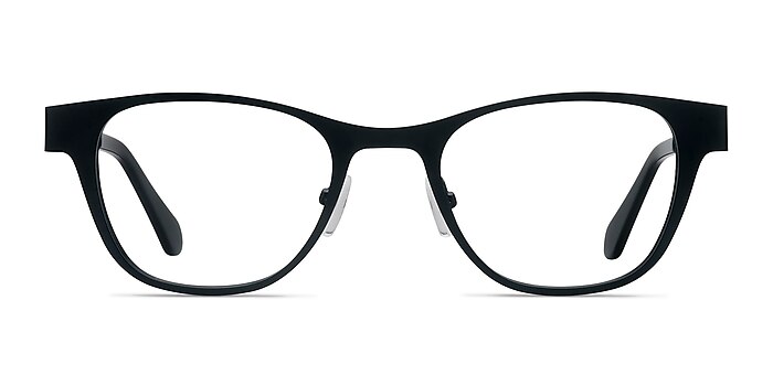 Lullaby Black Metal Eyeglass Frames from EyeBuyDirect