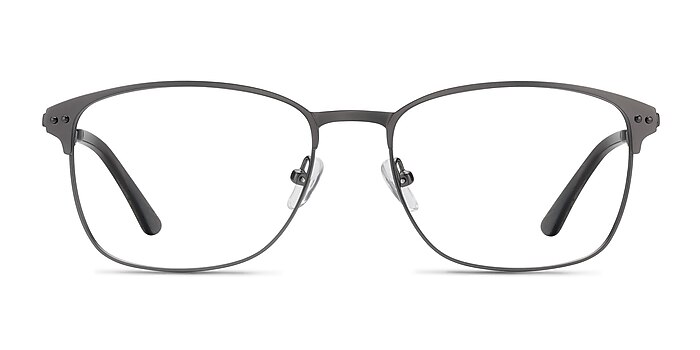 Arcadian Gunmetal Metal Eyeglass Frames from EyeBuyDirect
