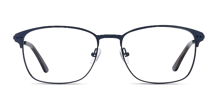 Arcadian Navy Metal Eyeglass Frames from EyeBuyDirect