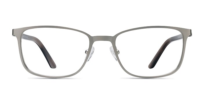 Lines Silver Metal Eyeglass Frames from EyeBuyDirect