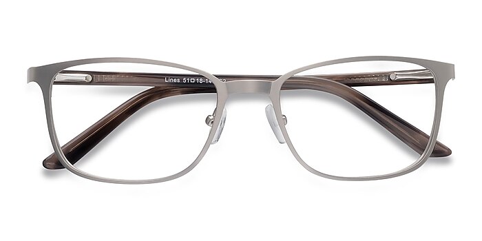 Silver Lines -  Classic Metal Eyeglasses