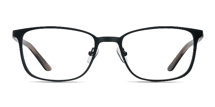 Lines Noir Métal Montures de lunettes de vue d'EyeBuyDirect