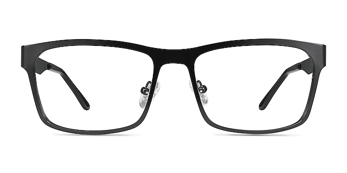 Assumption Black Metal Eyeglass Frames from EyeBuyDirect