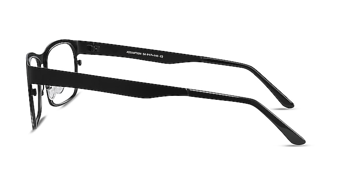 Assumption Noir Métal Montures de lunettes de vue d'EyeBuyDirect