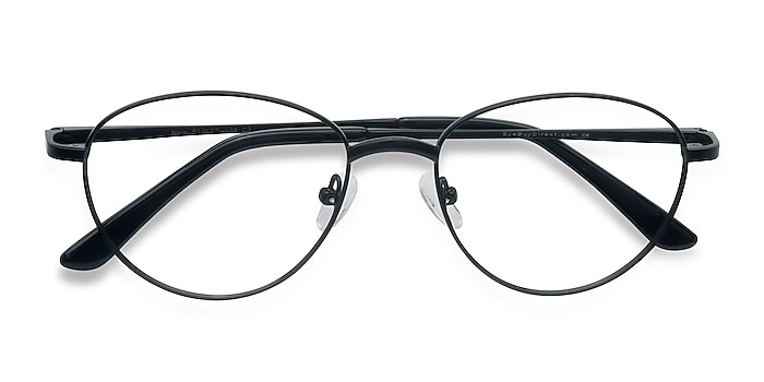 Black Nara -  Metal Eyeglasses