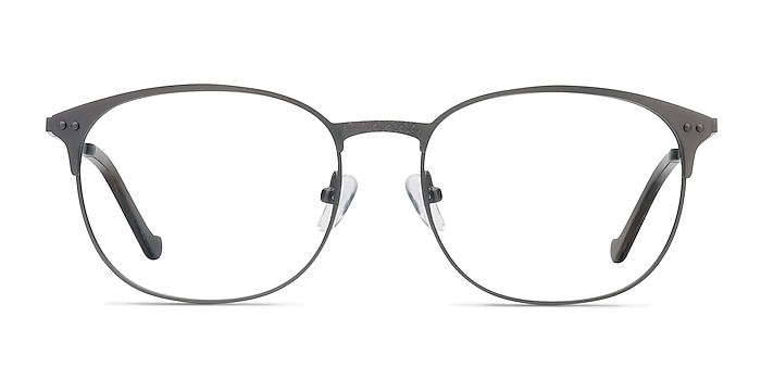 Phenomena Gunmetal Metal Eyeglass Frames from EyeBuyDirect