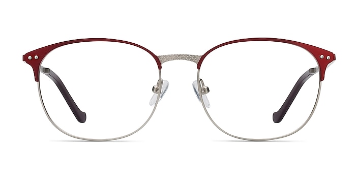 Phenomena Red Metal Eyeglass Frames from EyeBuyDirect
