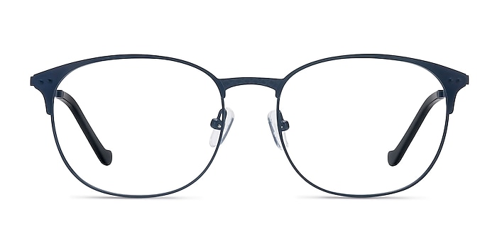 Phenomena Navy Metal Eyeglass Frames from EyeBuyDirect