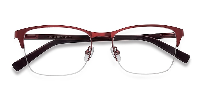 Red Time -  Metal Eyeglasses