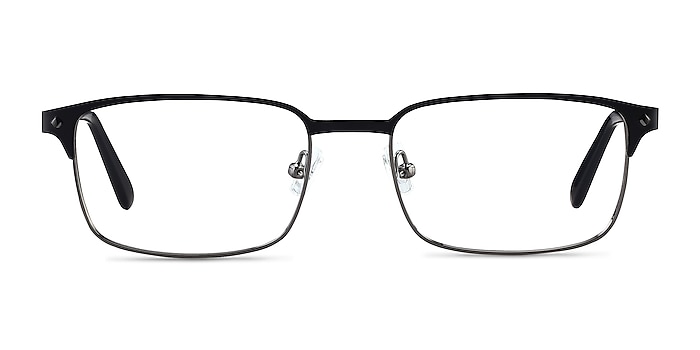 Normandy Noir Métal Montures de lunettes de vue d'EyeBuyDirect